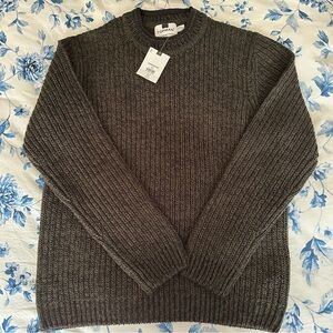 Topman Olive Green Men's Sweater Size XL